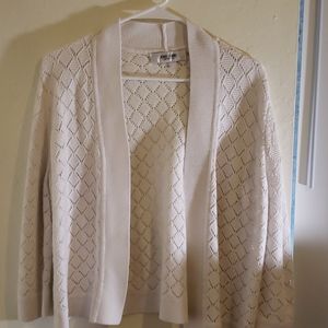 Jones Studios Seperates white cardigan